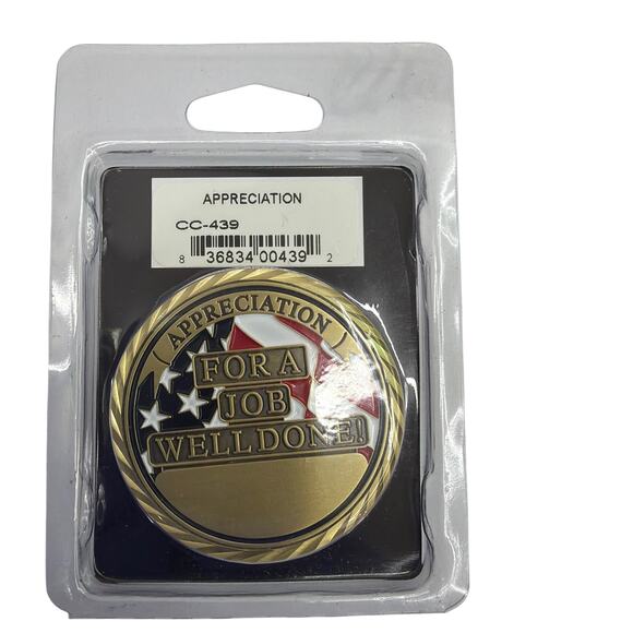 Challenge Coin Company CC-439 Appreciation Challenge Coin 50mm "Thank You" - Picture 2 of 3